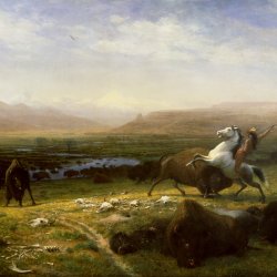 Albert-Bierstadt-Der-letzte-der-Bueffel