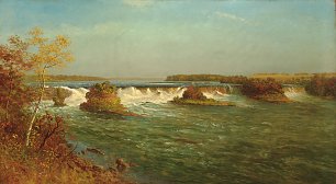 Albert Bierstadt Die Wasserfaelle von Saint Anthony Wandbild