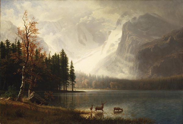 Albert Bierstadt Estes Park Wandbild