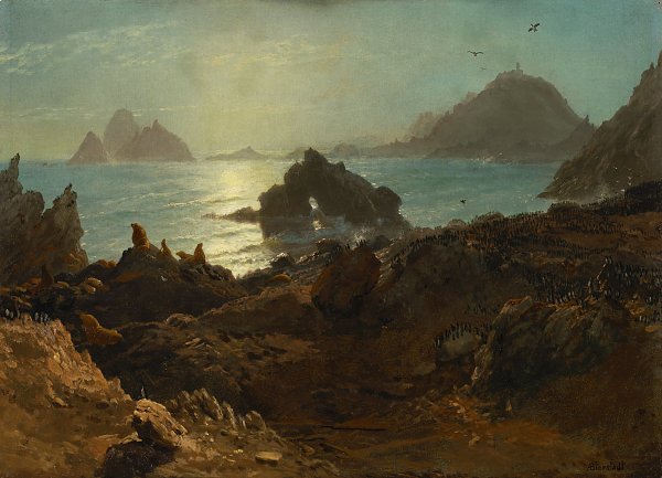 Albert Bierstadt Farallon Inseln Wandbild