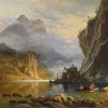 Albert-Bierstadt-Indianer-Speerfischen