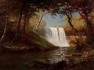 Albert Bierstadt Minnehaha Faelle Wandbild