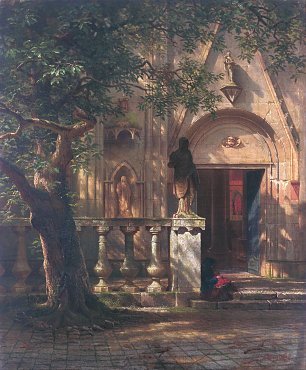 Albert Bierstadt Sonnenlicht und Schatten Wandbild