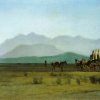 Albert-Bierstadt-Vermessungswagen-in-den-Rockies