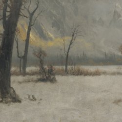 Albert-Bierstadt-Winterlandschaft