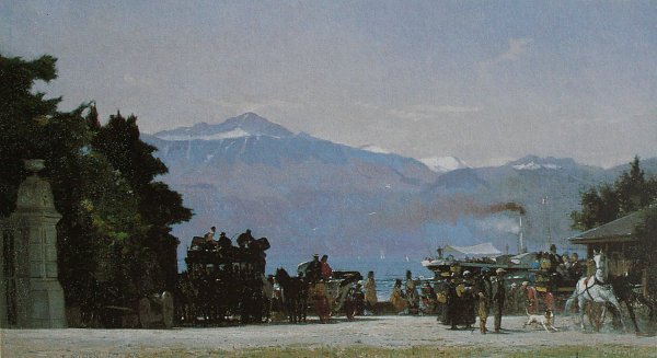 Francois Bocion In Ouchy Wandbild