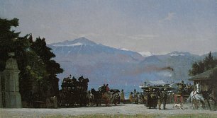 Francois Bocion In Ouchy Wandbild