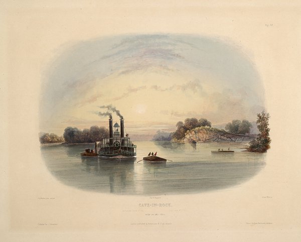 Karl Bodmer Ansicht vom Ohio Wandbild