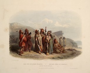 Karl Bodmer Sauki und Musquake oder Fox Wandbild