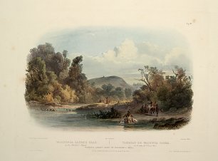 Karl Bodmer Washinga Sabas Grab vor den Blackbirds Bergen Wandbild