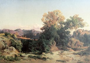 Arnold Boecklin Alban Huegel Wandbild