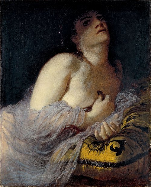 Arnold Boecklin Cleopatra sterbend Wandbild