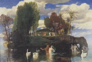 Arnold Boecklin Die Lebensinsel Wandbild
