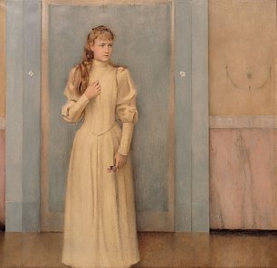 Arnold Boecklin Portraet von Marguerite Landuyt Wandbild