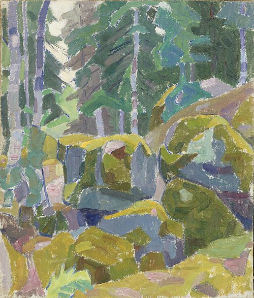 Alexander Bogomazov Landscape with trees Wandbild