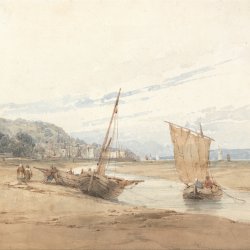 Richard-Parkes-Bonington-Near-Honfleur