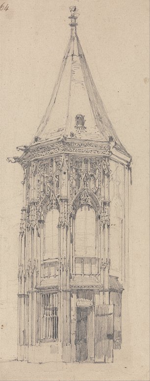 Richard Parkes Bonington Palais de Justice Rouen Wandbild