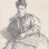 Richard-Parkes-Bonington-Study-of-a-Seated-Woman