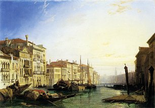 Richard Parkes Bonington Venice Grand Canal Wandbild