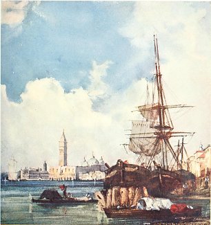 Richard Parkes Bonington Vue de Venise Wandbild