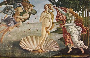 Sandro Botticelli Geburt der Venus Wandbild