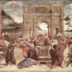 Sandro-Botticelli-Sixtinische-Kapelle-Bestrafung-der-Leviter-Detail-2