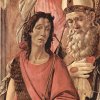 Sandro-Botticelli-Thronende-Madonna-Engel-und-Heilige-Detail