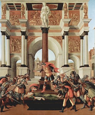 Sandro Botticelli Tod der Lucretia Wandbild