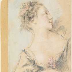 Francois-Boucher-Bust-of-a-young-girl