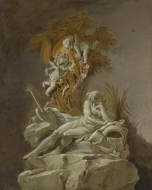 Francois Boucher Fountain Study I Wandbild