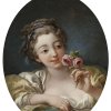Francois-Boucher-Girl-with-Roses