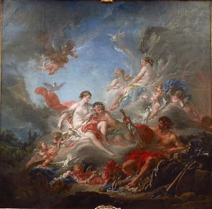 Francois Boucher Les forges de Vulcain Wandbild