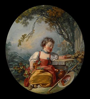 Francois Boucher The Little Pilgrim Wandbild