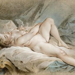 Francois-Boucher-Venus-jouant-avec-deux-colombes