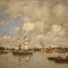 Eugene-Boudin-Bordeaux-boats-on-the-Garonne