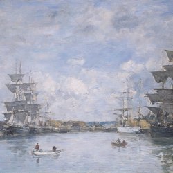 Eugene-Boudin-Deauville-Le-Bassin