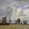 Eugene-Boudin-Fishermen's-Wives-at-the-Seaside