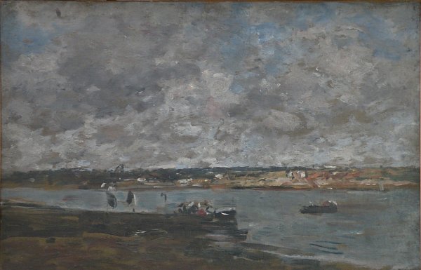 Eugene Boudin L embouchure de la Touques Wandbild