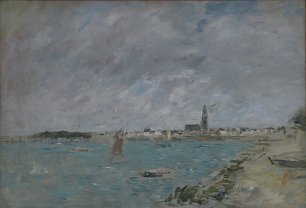 Eugene Boudin Le Croisic vue generale prise de Pembron Wandbild