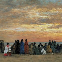 Eugene-Boudin-Les-figures-sur-la-plage-a-Trouville