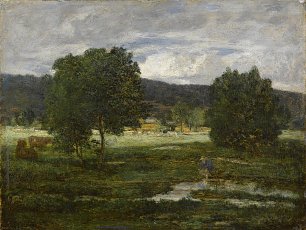 Eugene Boudin Paysage boise Wandbild