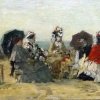 Eugene-Boudin-Personnages-sur-la-plage-de-Trouville