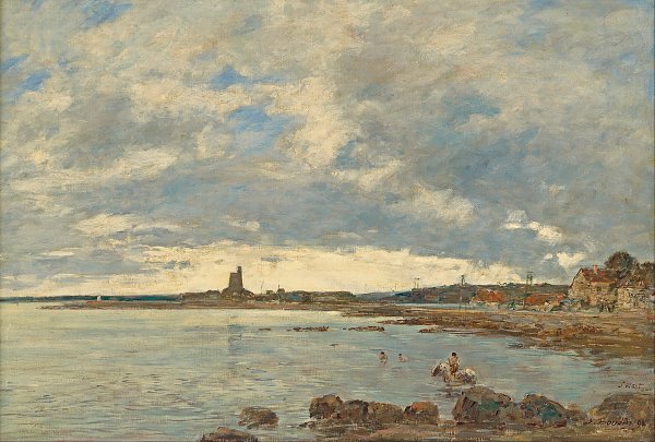 Eugene Boudin St. Vaast la Hougue Wandbild