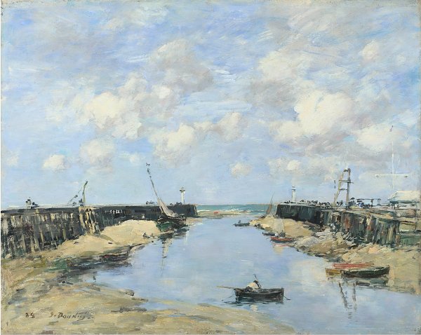 Eugene Boudin The Entrance Wandbild