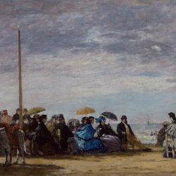 Eugene-Boudin-The-beach