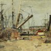 Eugene-Boudin-The-trawlers