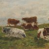 Eugene-Boudin-Vaches-au-pre-au-bord-da-la-mer