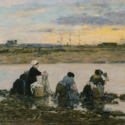 Eugene-Boudin-Washerwomen-by-the-River