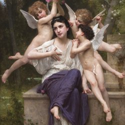 William-Adolphe-Bouguereau-A-Dream-of-Spring
