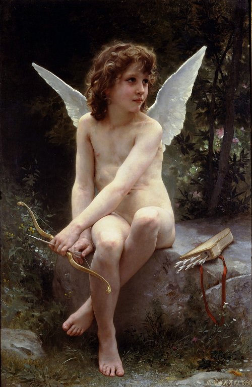 William Adolphe Bouguereau Amour A L affut Wandbild